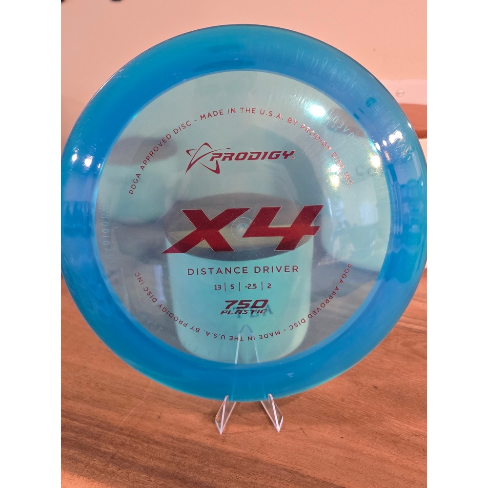 New‎ Prodigy X4 750 Plastic Distance Driver Disc Golf Blue 172g
